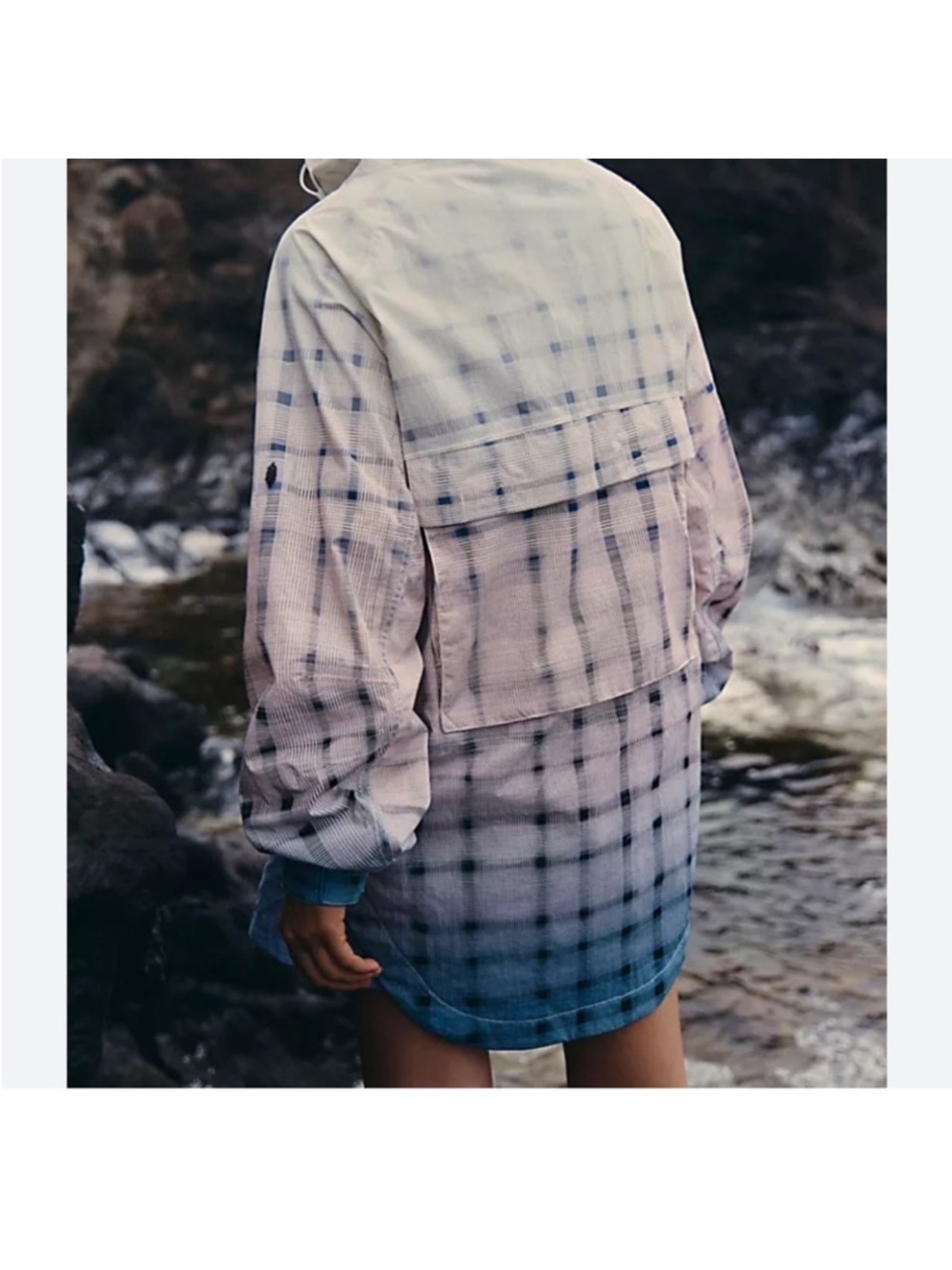 Free People packable “ singing in the rain” jacket - Picture 8 of 9